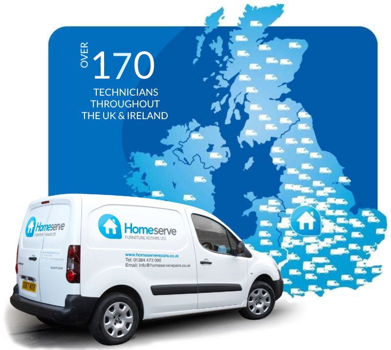 Emmiera Group Van and UK Map